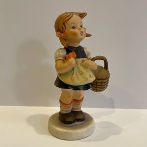 Goebal Hummel W. Germany Girl with Basket Figurine